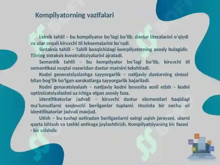 Berilganlar ilovalari bilan ishlash texnologiyalari 5