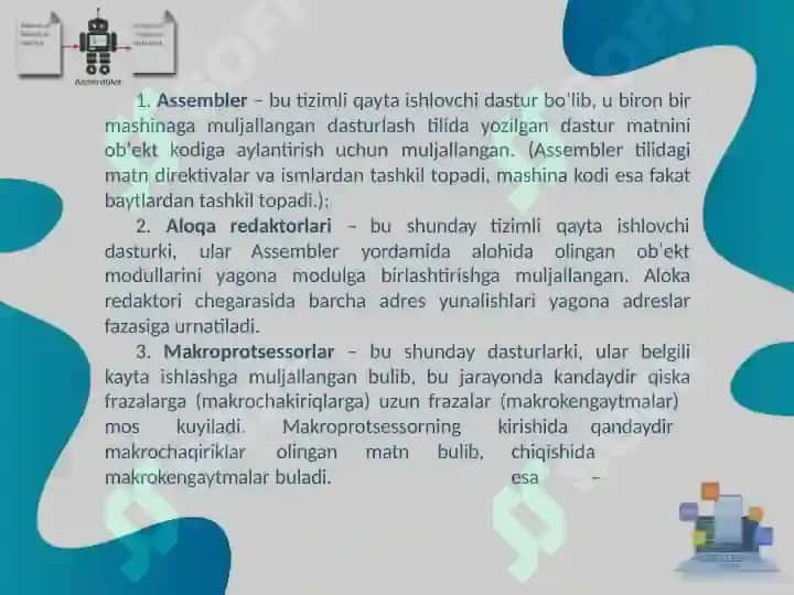 Berilganlar ilovalari bilan ishlash texnologiyalari 7