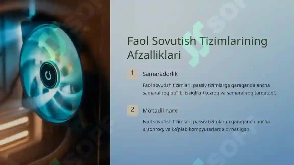 Kompyuter Sovutish Tizimlari: Faol va Passiv 3