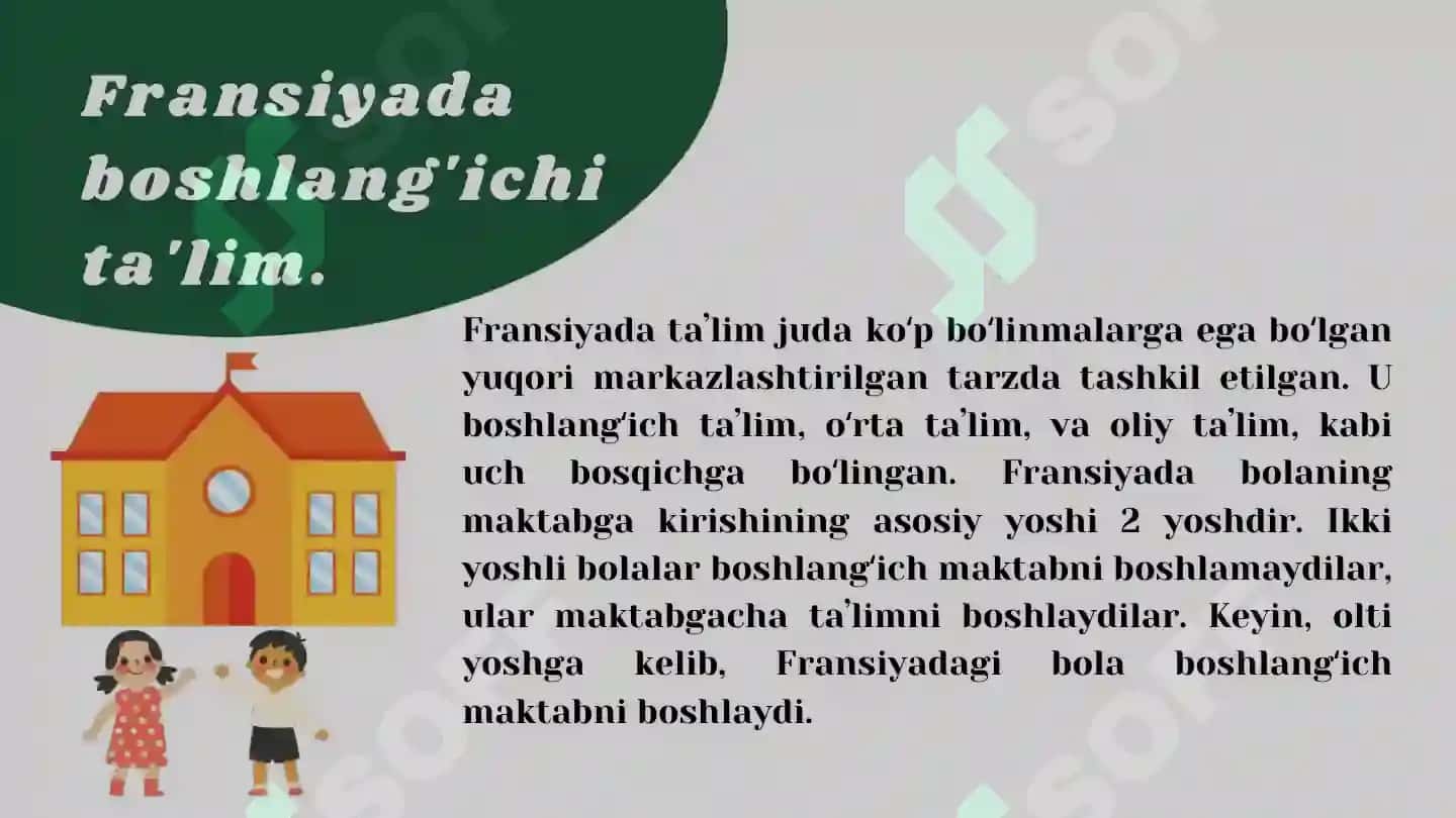 FRANSIYA TALʼIM TIZIMI 3