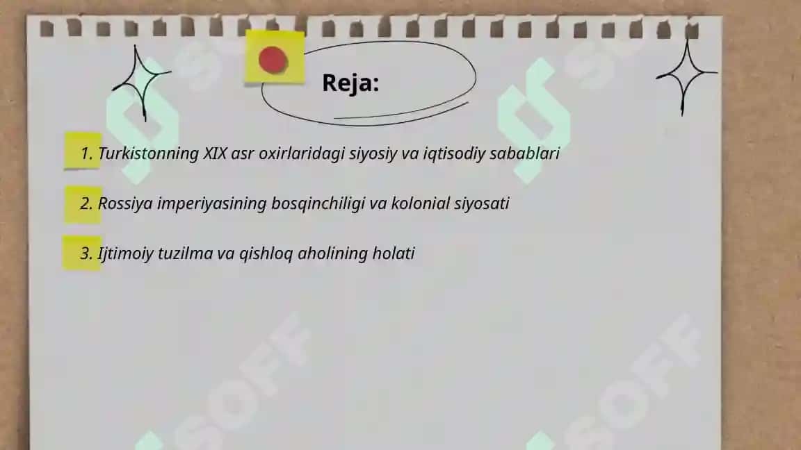 Turkiston XIX asr oxirlarida milliy uyg’onish jarayonlari 2