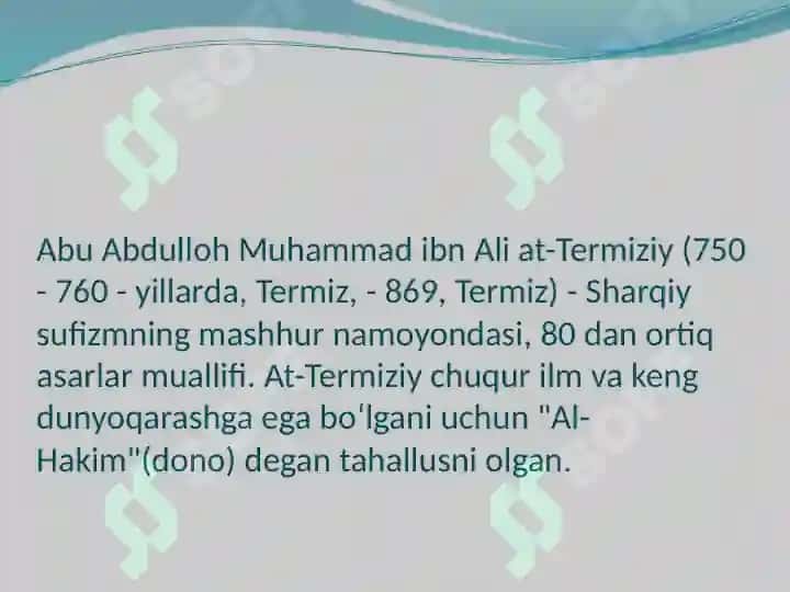 Al-Hakim AT-TERMIZIY 3