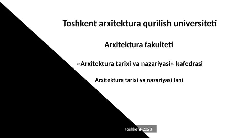 Oʻzbekistonda hizmat koʻrsatgan arxitektor Usmanov Botir hayoti va ijodi
