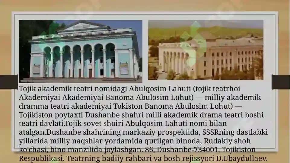 O’zbSSRda xizmat ko’rsatgan arxitektor Ilya Aronovich Merport hayoti va ijodi. 8