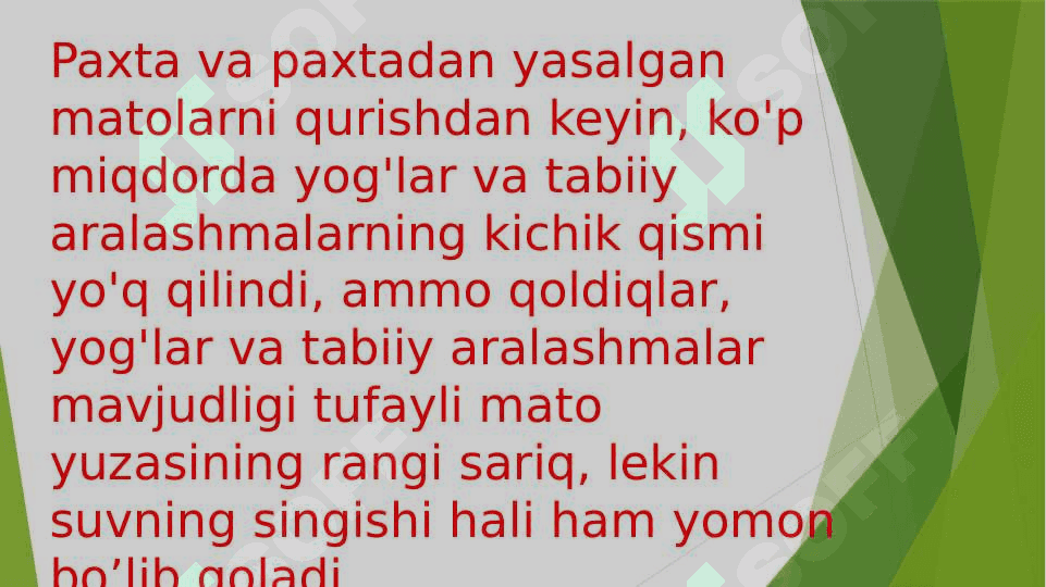 Chiqindilar assortimenti va ishlatilishi 2