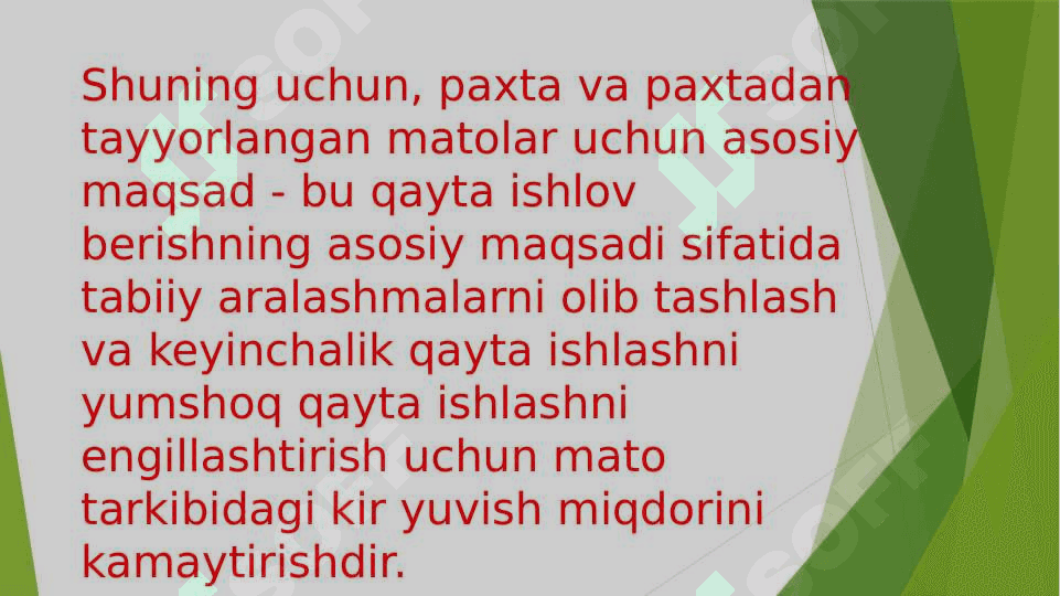Chiqindilar assortimenti va ishlatilishi 3