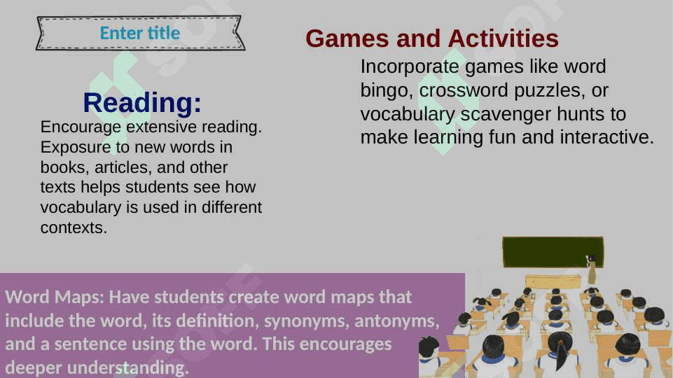 Teaching Vocabulary 4