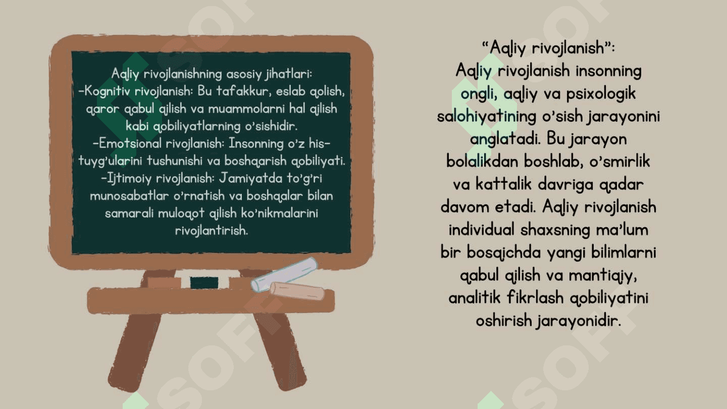 Oʻquvchilarning aqliy tarbiyasi 4