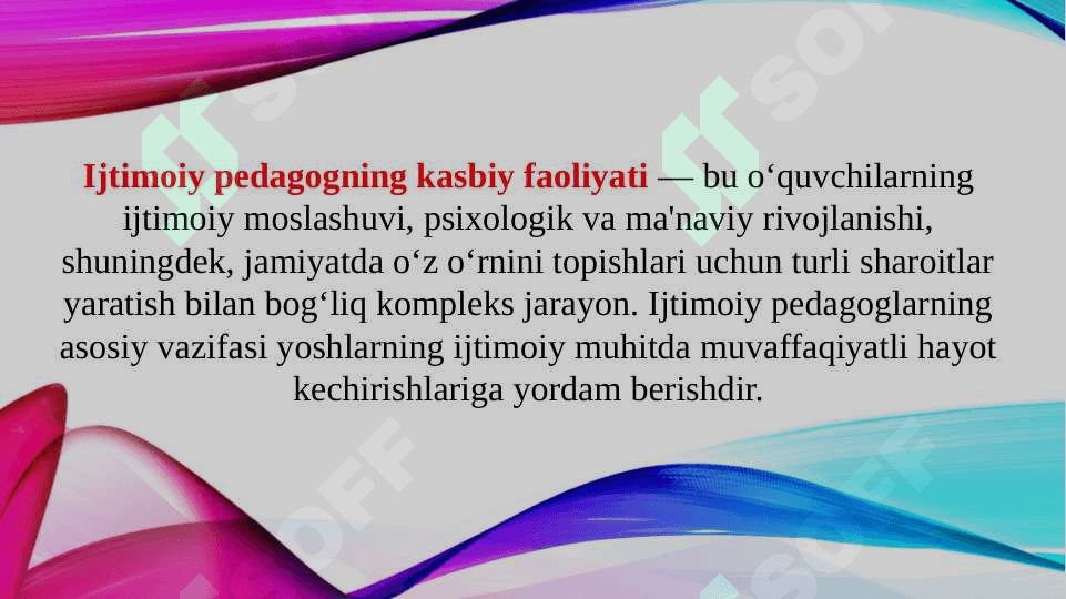 Ijtimoiy pedagogning kasbiy faoliyati 3
