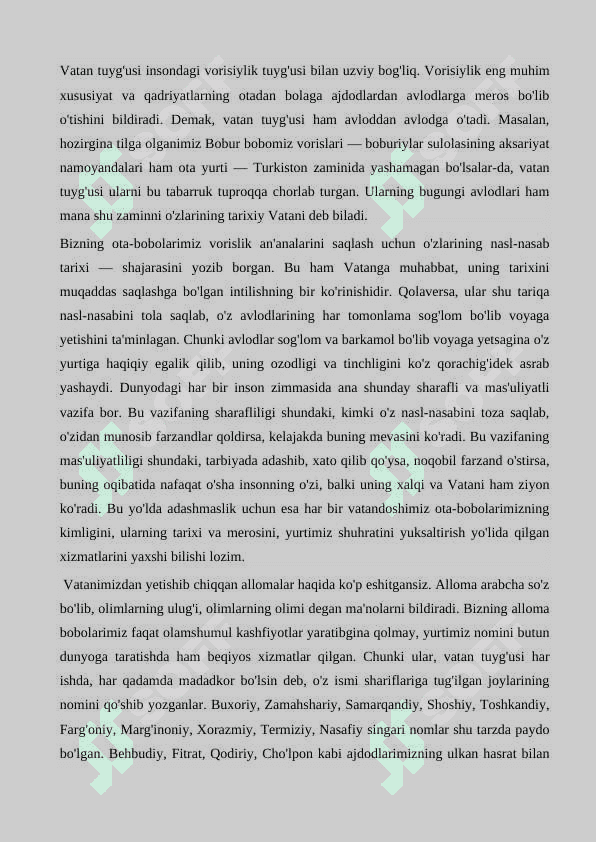Bolalarni vatanparvarlik ruhida tarbiyalashda MTTning oʻrni 6
