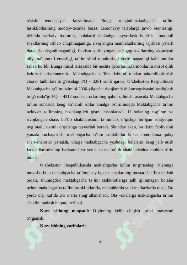 Oʻyin - bola faoliyatining asosiy turi 3