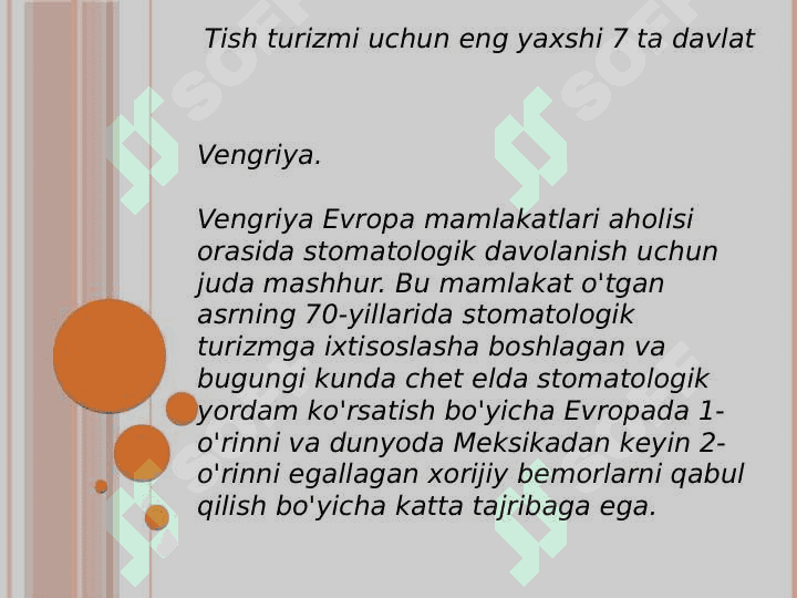 Stomatologik xizmatlar 
bozori 4