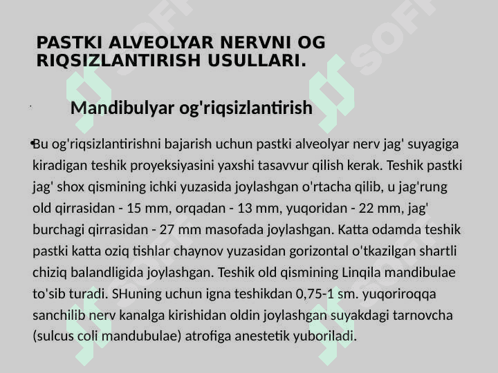 Mandibulyar
 anestiziya 4