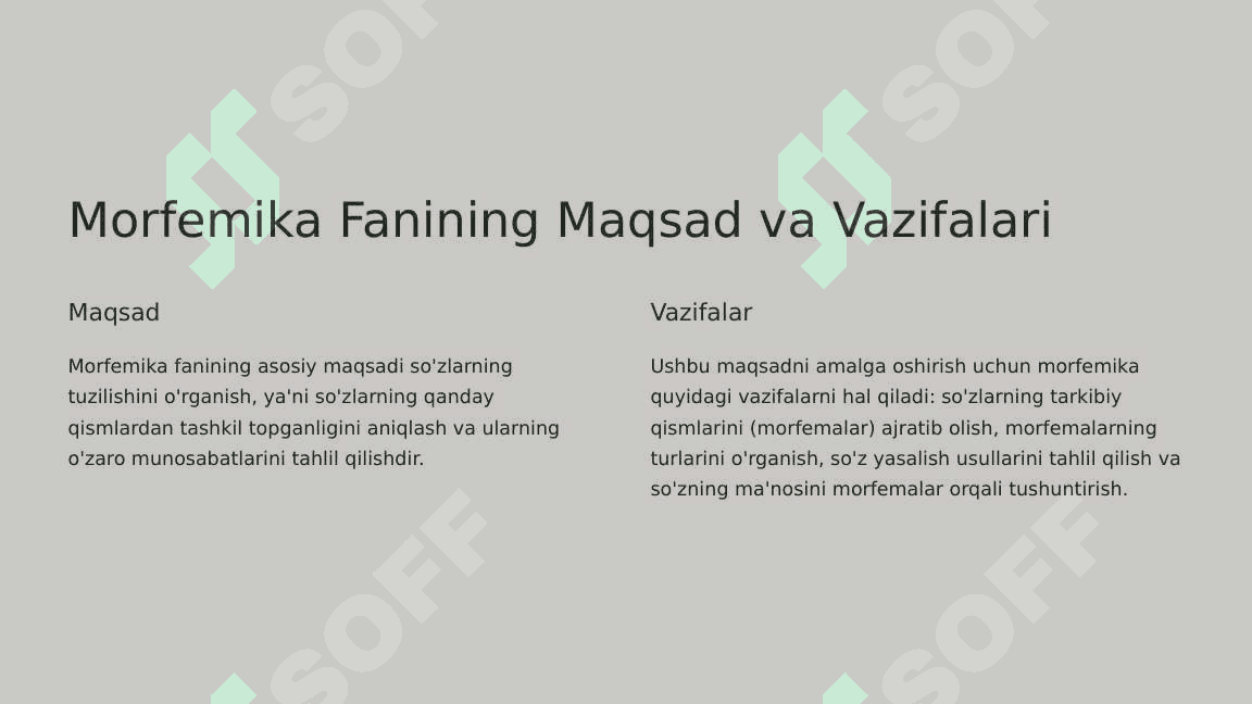 morfemika va soz yasalishini o'qitish metodikasi 2