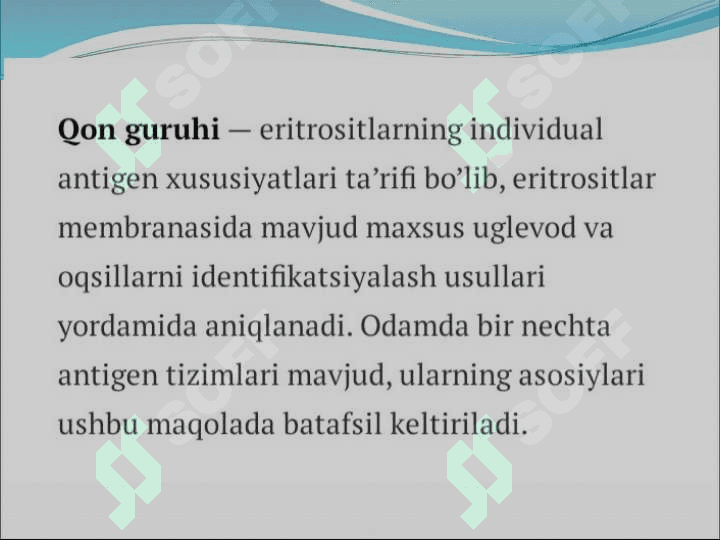 Qon guruhlari va rezus faktorni aniqlash 2