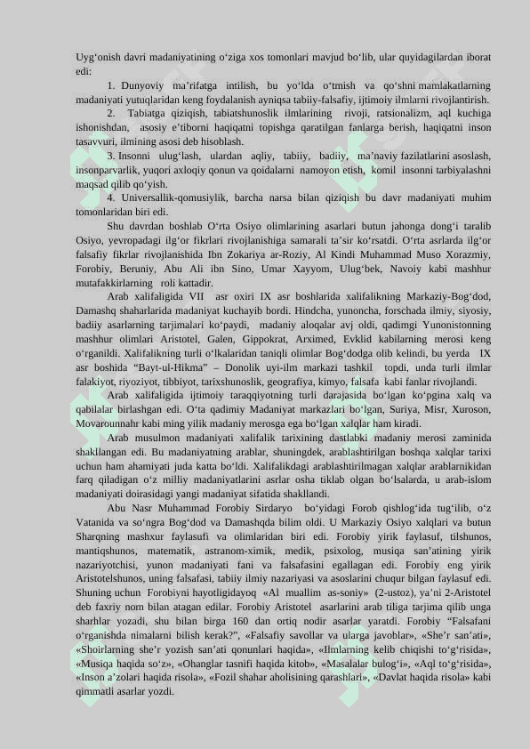 Falsafiy tafakkur taraqqiyoti bosqichlari: Sharq falsafasi 7