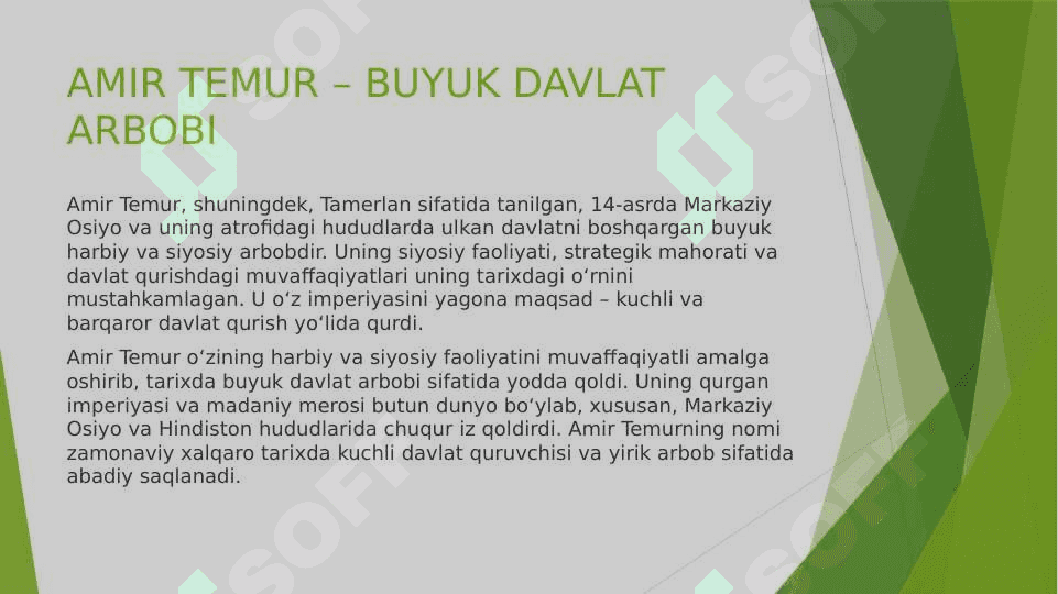 Amir Temur davlat arbobi 2