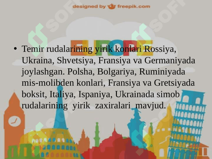 Yevropaning  tabiiy  sharoiti  va  resurslari,  aholisi 6