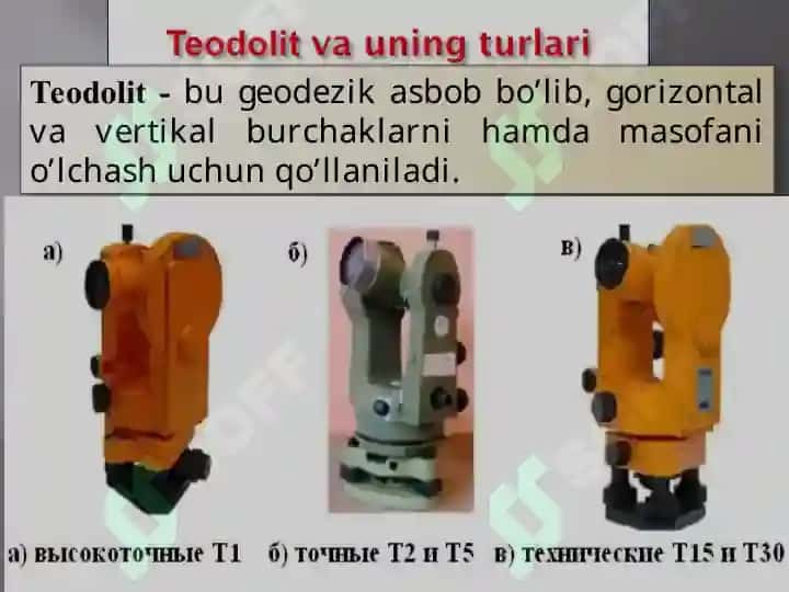 2T30P TEODOLIT TUZILISHI VA TEKSHIRISHLARINI O’RGANISH 3
