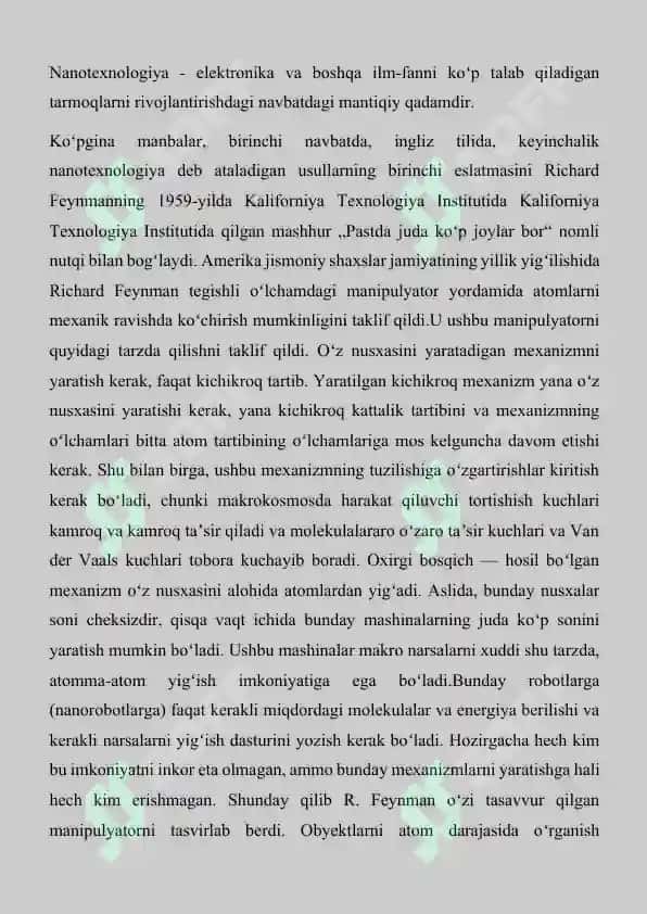 Na'nomateriallarning mexanik xossalari Na'nomateriallarni mashinasozlikda qo'llanishi 3