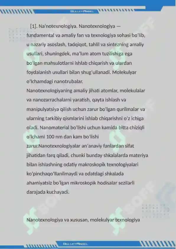 Na'nomateriallarning mexanik xossalari. Na'nomateriallarni mashinasozlikda qo'llanishi 2