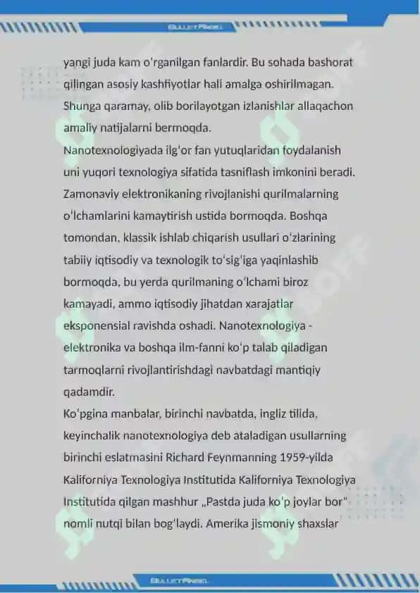 Na'nomateriallarning mexanik xossalari. Na'nomateriallarni mashinasozlikda qo'llanishi 3