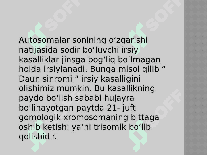 Irsiy kasalliklar 6