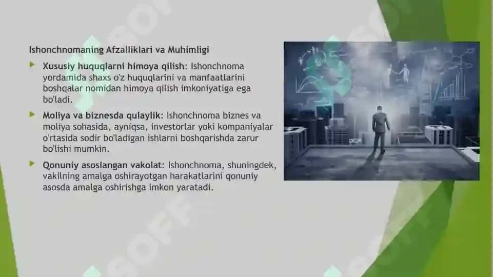 Vakillik va ishonchnoma 5
