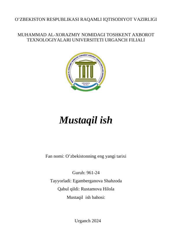 Mustaqillik yillarida qishloq xo‘jaligi va sanoat sohasidagi o‘zgarishlar