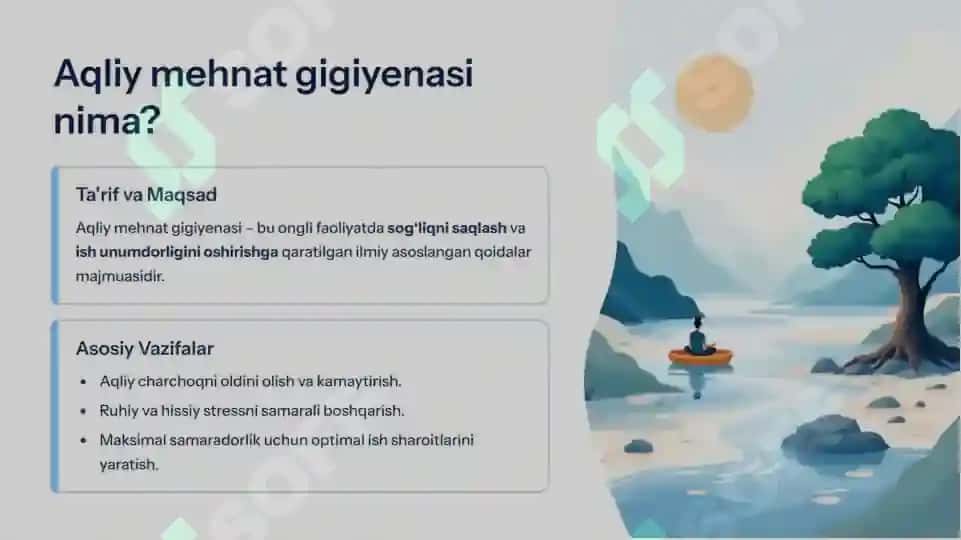 Aqliy mehnat gigiyenasi 3