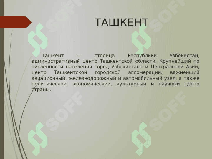 мой  город ташкент 3