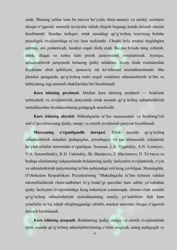 Ertak asosida qo'g'irchoq sahnalashtirish. 4