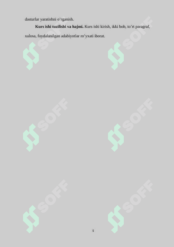 Adobe Photoshop dasturida rasmlar bilan ishlash jarayonida filtrlar va effektlardan foydalanishning ahamiyati. 5