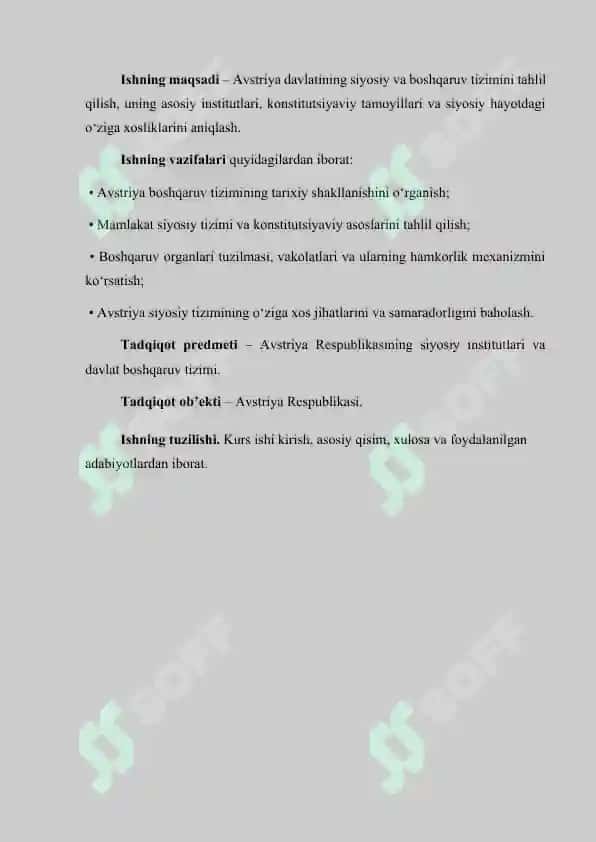 AVSTRIYA DAVLATINING BOSHQARUV TIZIMI VA SIYOSIY STRUKTURALARI 3