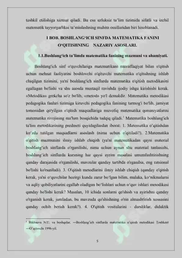 Kontsentrlar ( 10 ichidagi sonlar ) boʻyicha raqamlashga oʻrgatish metodikasi 5