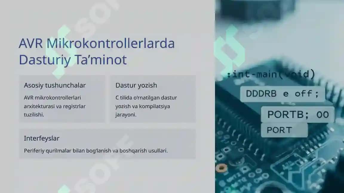 O'rnatilgan Tizimlarda Tarmoqlar 2