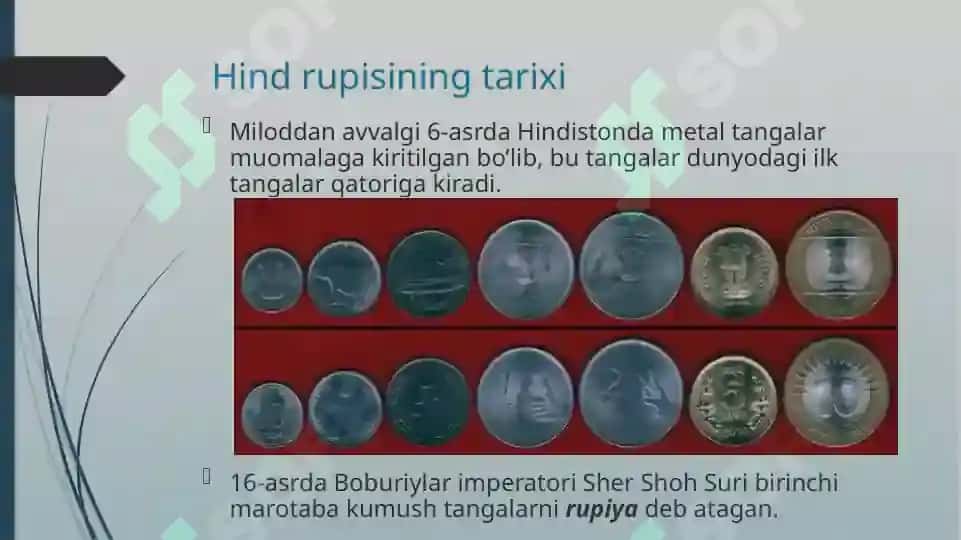 Hindistonning rasmiy valyutasi 3