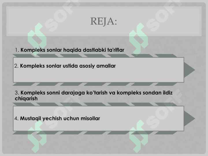 Kompleks sonlar 2
