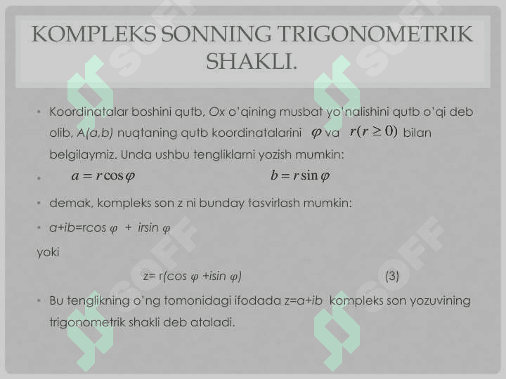 Kompleks sonlar 5