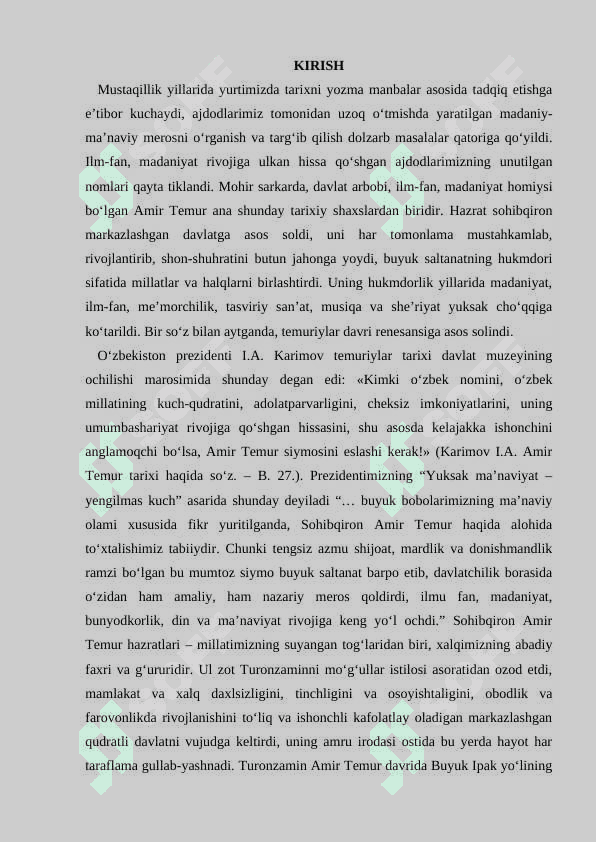Тemur va temuriylar davlatining ijtimoiy-iqtisodiy, madaniy-maishiy taraqqiyoti, Me`morchilik, tasviriy san`at va amaliy san`at. 2