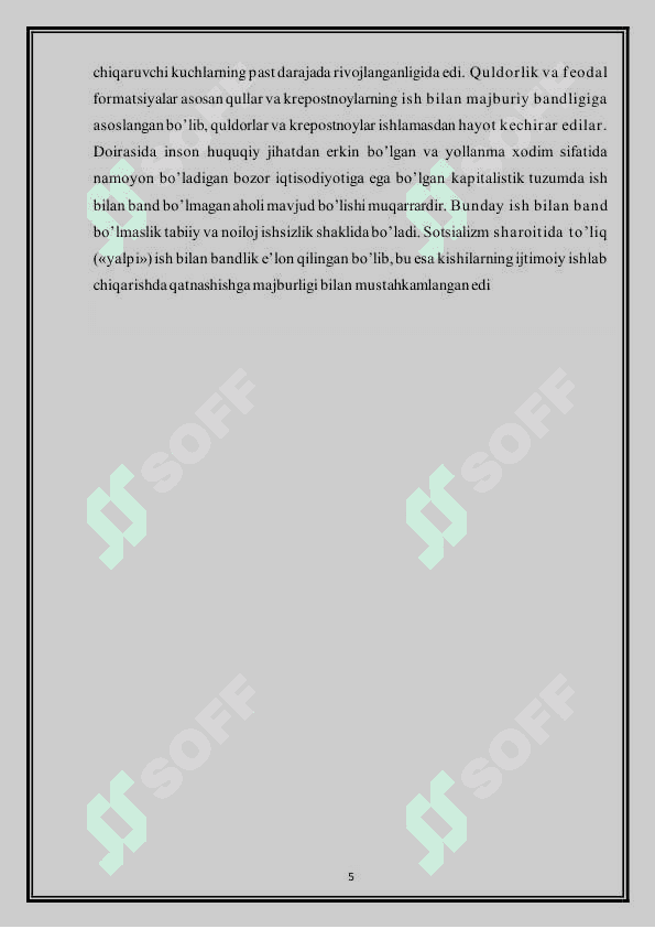 AHOLI BANDLIGI MUAMMOSINING IQTISODIY MOHIYATI 5