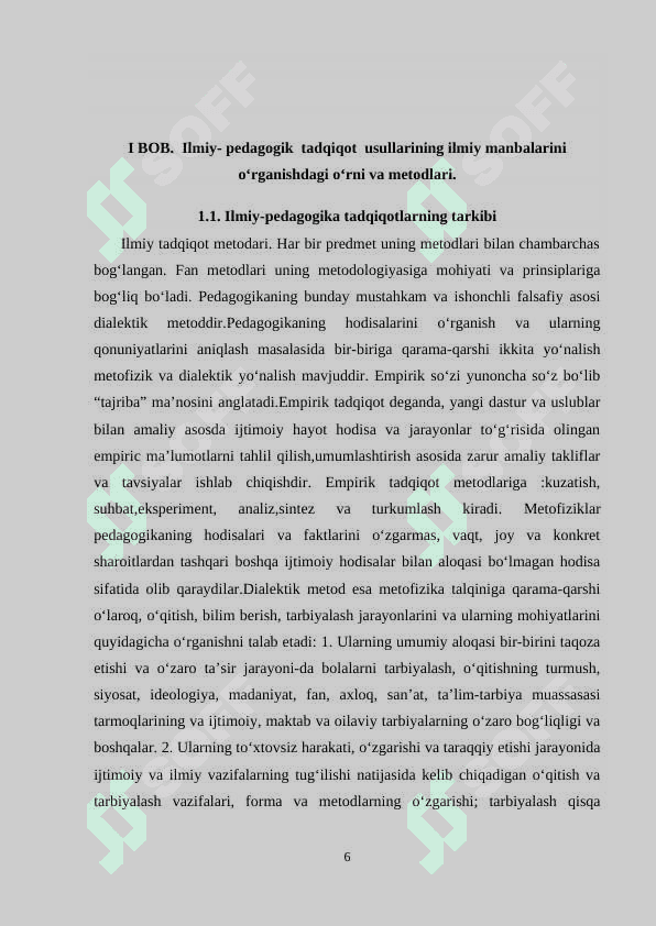 Ijtimoiy- pedagogik tadqiqotlar. Ilmiy tadqiqotlarning mohiyati 6