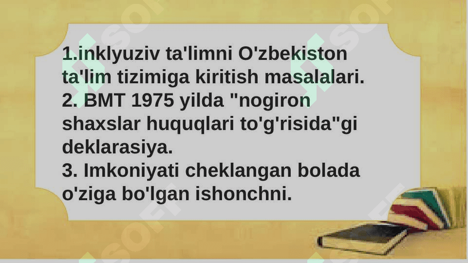 Inklyuziv taʼlimni rivojlanishidagi xalqaro tajriba 2