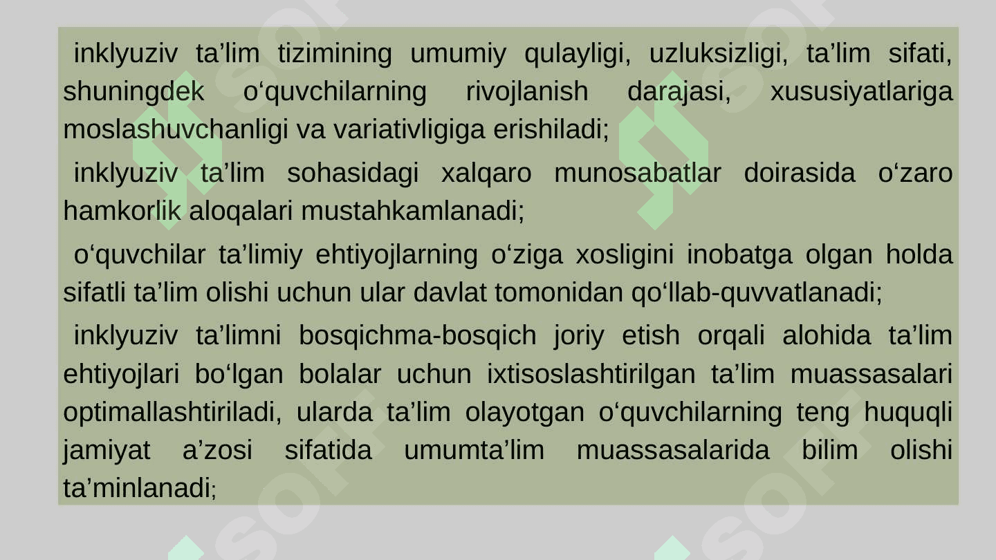 Alohida ehtiyojga ega oʻquvchilar inklyuziv taʼlim 6