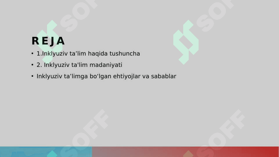 Inklyuziv taʼlimning metodologik va nazariy asoslari 2