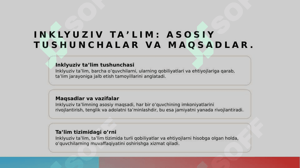 Inklyuziv taʼlimning metodologik va nazariy asoslari 3