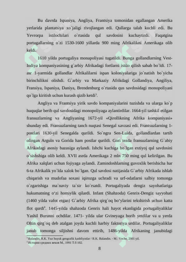 Buyuk geografik kashfiyotlarning Yevropa arxivlariga ta’siri 8