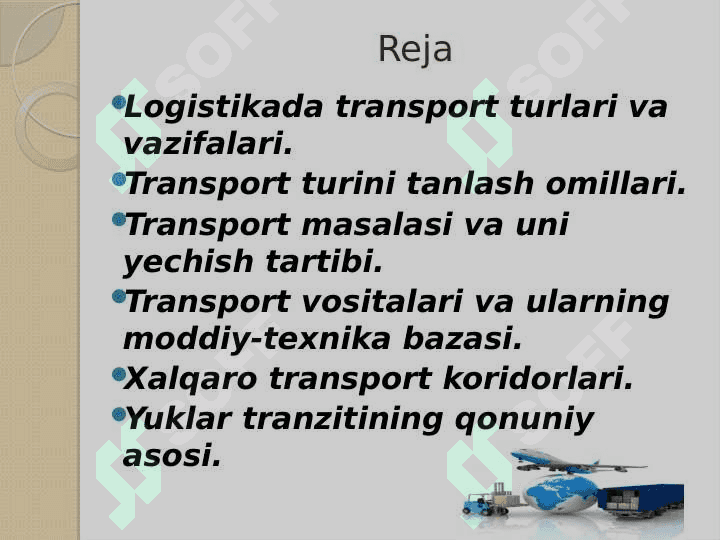Transport logistikasi 2