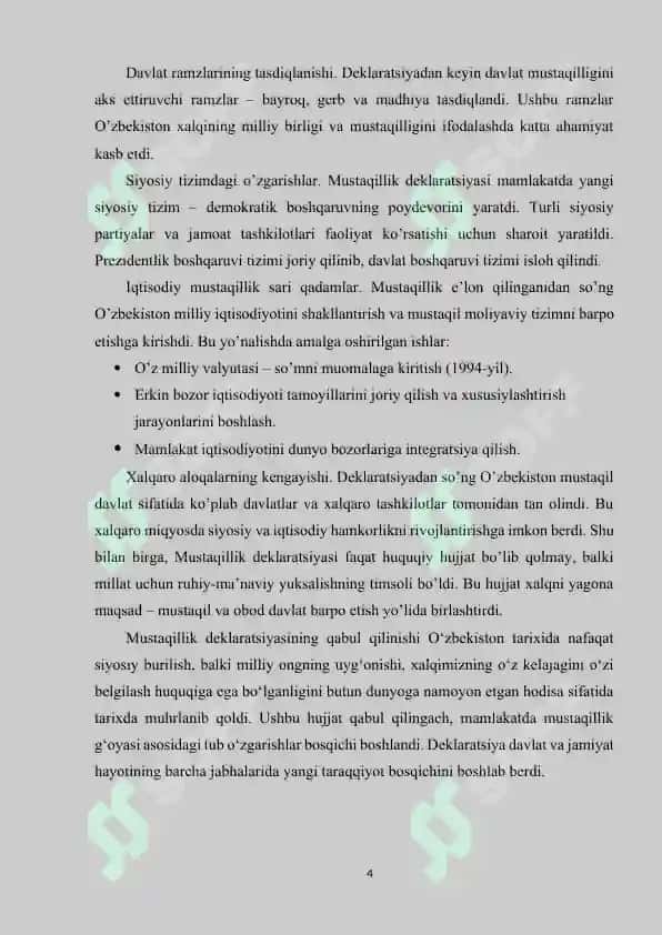 Mustaqillik deklaratsiyasi va uning tarixiy ahamiyati 4