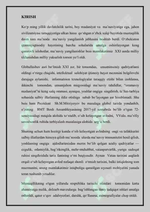 O‘zbekiston yangilanishi: Milliy tiklanishdan milliy yuksalish sari 2